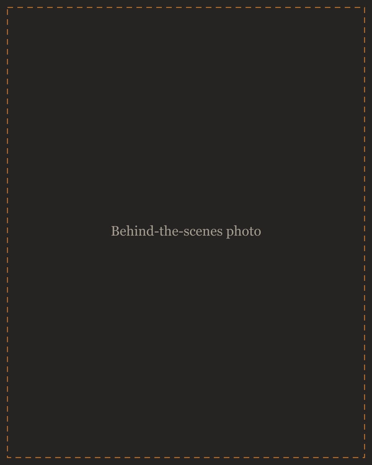 Behind the scenes on a shoot